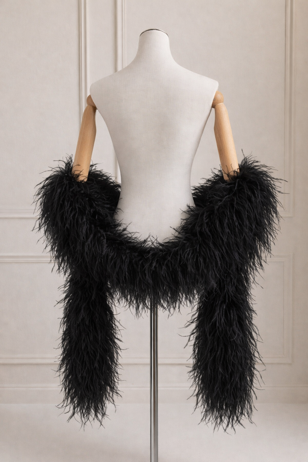 Боа з натурального пера страуса